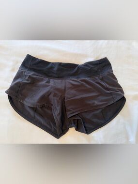 Black lululemon Athletic Running Shorts